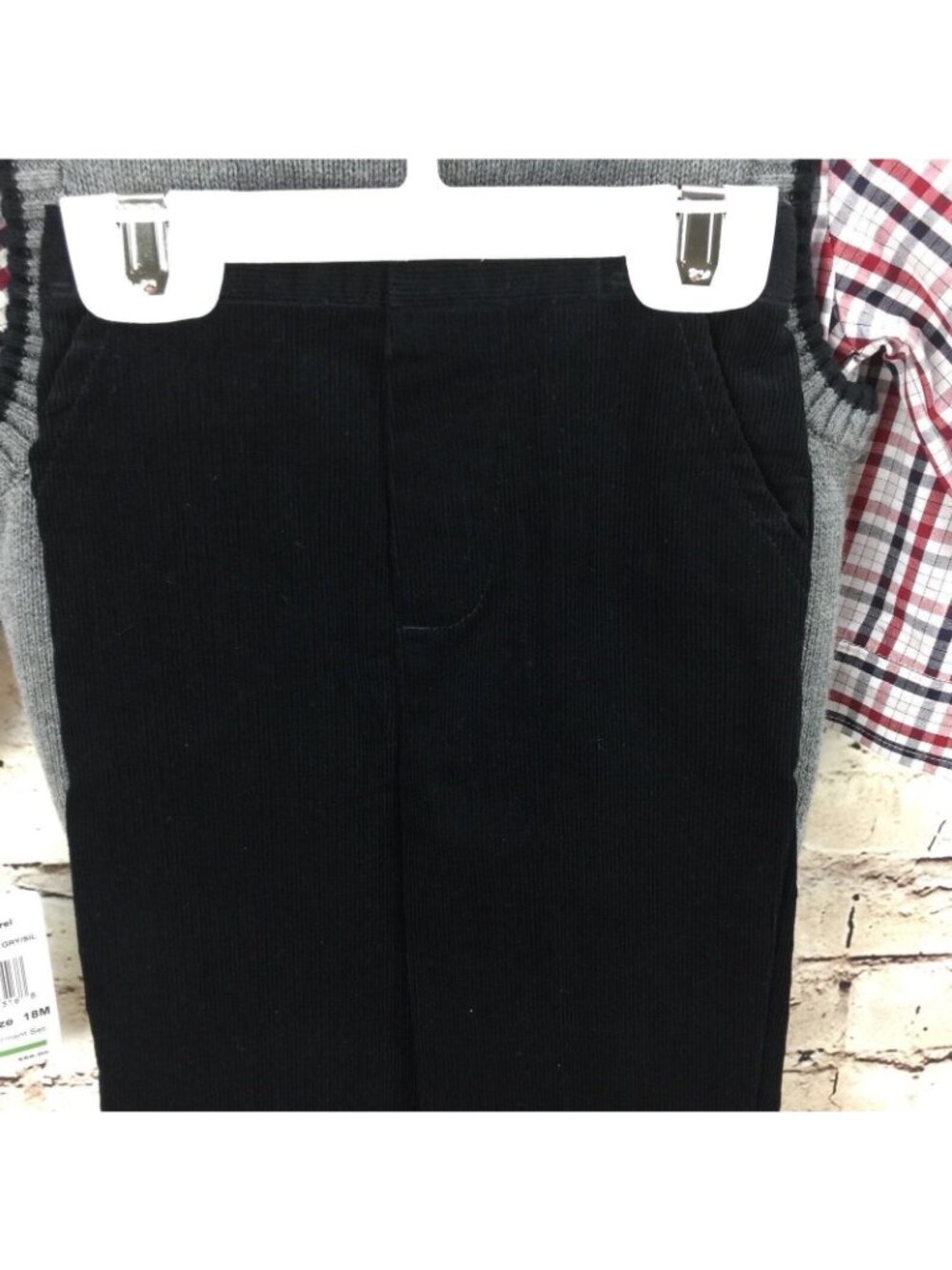 Good Lad Boys Outfit Size 24 M 2T Arglye Sweater Vest Pant Toddler 3 Pc - Picture 4 of 7